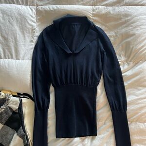 Jacquemus navy sweater top 36